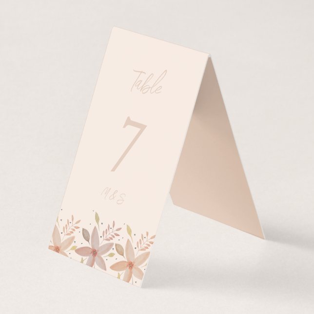 Elegant Terracotta Blush Watercolor Personalised (Front)