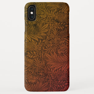 Elegant Terracotta Boho Botanical Pattern iPhone XS Max Case