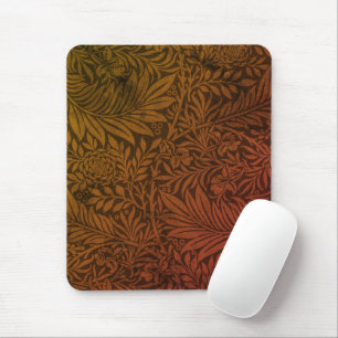 Elegant Terracotta Boho Botanical Pattern Mouse Mat
