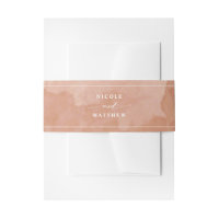 Elegant Terracotta Rust Watercolor, Wedding