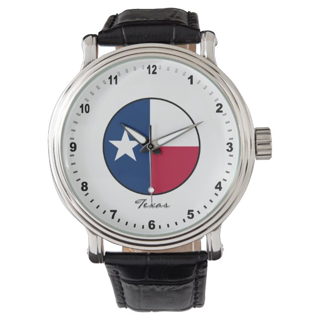 Elegant Texas Watch & Texas Flag / USA (Front)