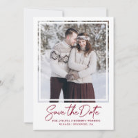 Elegant Text and Photo Wedding