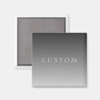 Elegant Text on Simple Modern Grey Ombre Gradient 