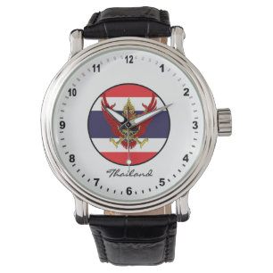 Elegant Thailand Watch & Thai Flag / Bangkog