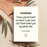 Elegant Thank you Birthday Card for Grandmother<br><div class="desc">This is a Elegant Thank you Card for Grandmother on her Birthday. with Customisable Quote and name on front and back. Best Digital Download Birthday Card for Grandma.</div>