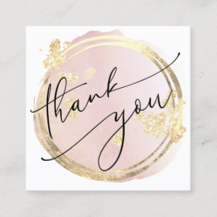 •elegant thank you card