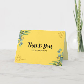 Elegant Thank You Card 