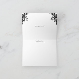 Elegant Thank You Card - Custom Text