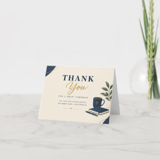 Elegant Thank You Card for a Great Coworker