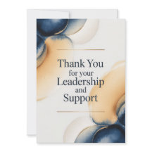 Elegant Thank You Card for Boss