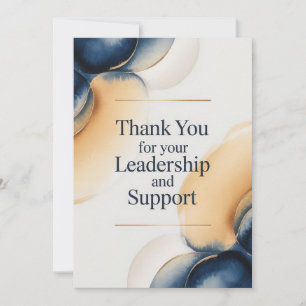 Elegant Thank You Card for Boss