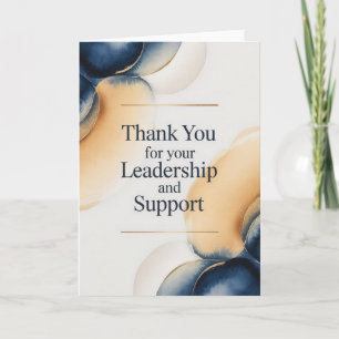 Elegant Thank You Card for Boss