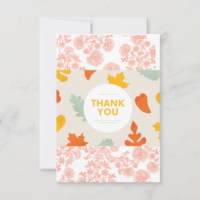 "Elegant Thank You Cards just made for you." (Front)