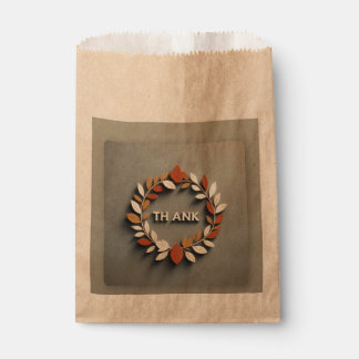 Elegant Thank You Envelope" Favour Bags