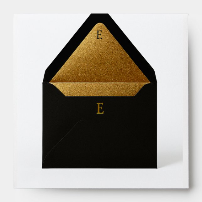 Elegant Thank  You  Foil Card Envelope (Front)