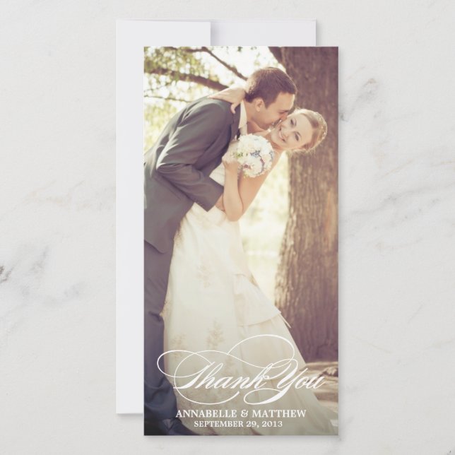 Elegant Thank You Script Wedding Overlay (Front)