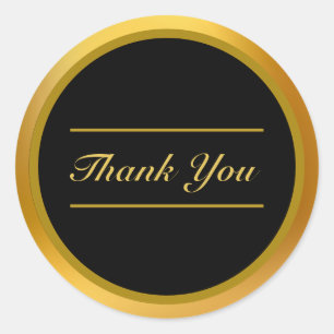 Elegant Thank You Sticker