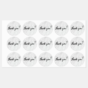 Elegant Thank You Sticker - Small Business Packagi