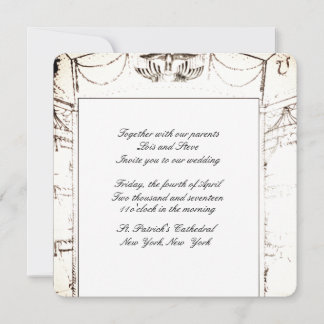 Elegant Theatre Weddng Invitation
