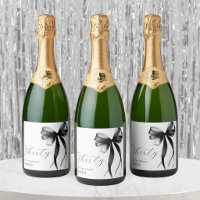 Elegant Thirty Script Bow 30th Birthday Party