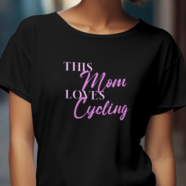Elegant This Mum loves cycling for Mum Mother Mama T-Shirt (Creator Uploaded)