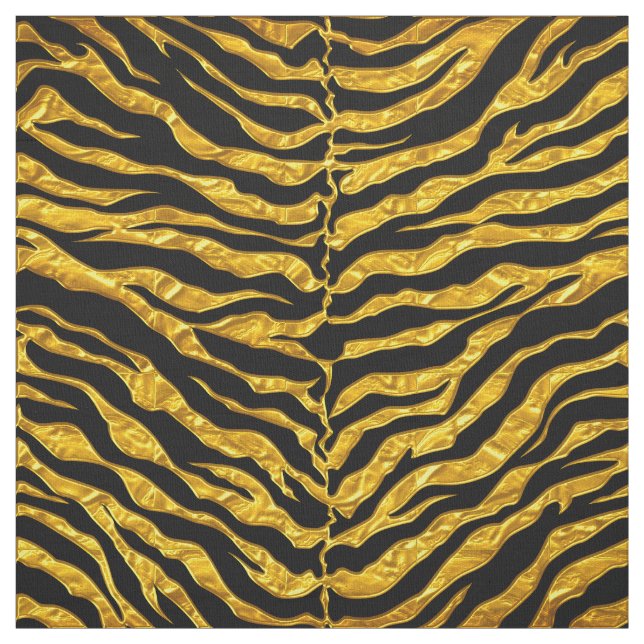 Elegant Tiger Print Fabric (Swatch)