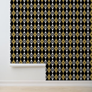 Elegant tiled Christmas snowflake pattern Wallpaper