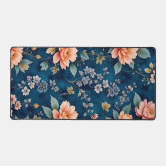 Elegant Timeless Floral Pattern design Desk Mat