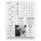 Elegant Timeline Newspaper-Style Wedding Program