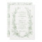 Elegant Toile French Sage Green Floral Wedding