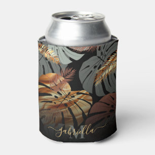 Elegant Topical Leaves Can Cooler