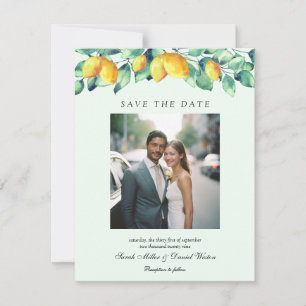 Elegant Toscana Photo Wedding Save The Date
