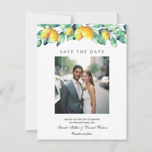 Elegant Toscana Photo Wedding Save The Date