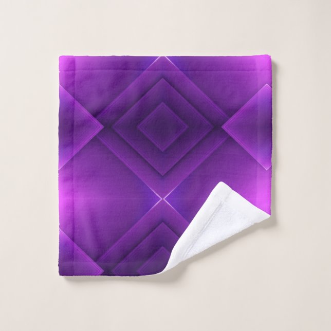 Elegant towel and washcloth set with a vibrant  (Wash Cloth)