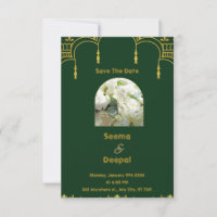 Elegant Traditional Indian Wedding in Green and Go