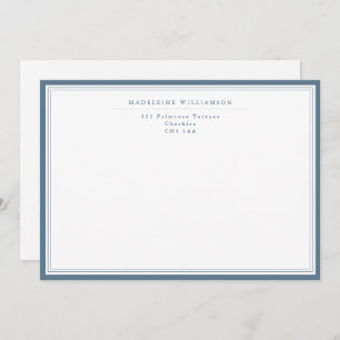 Elegant Traditional Triple Border Correspondence Card