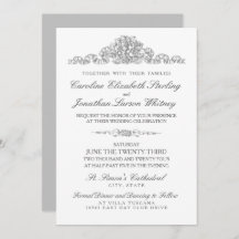 Elegant Traditional | Versailles Grey Wedding