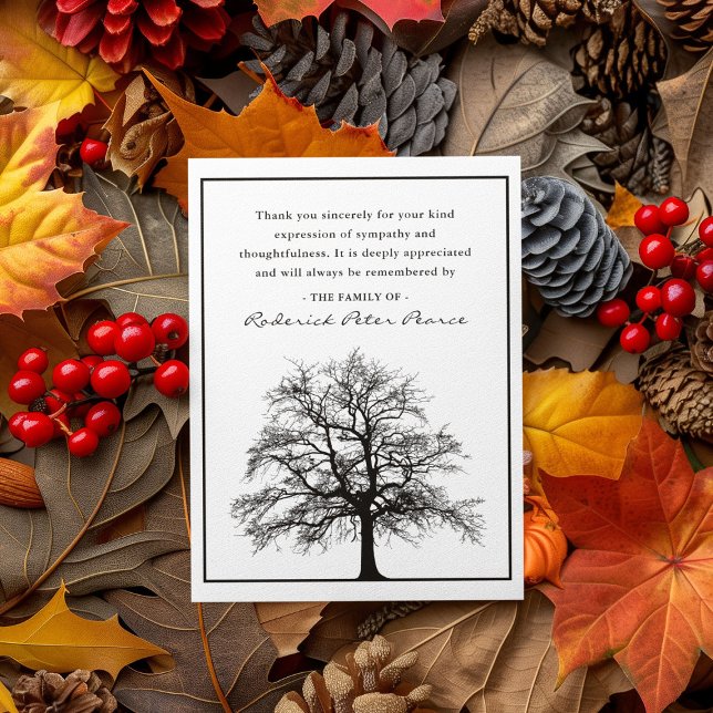 Elegant Tree | Funeral Thank You (Creator Uploaded)
