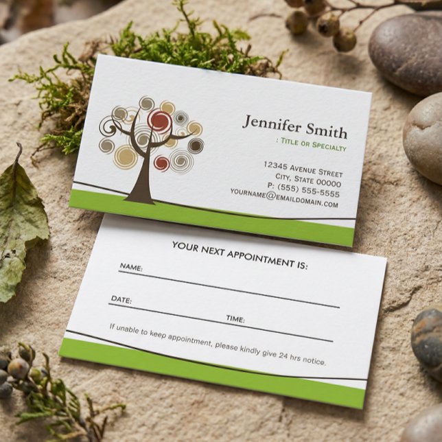 Elegant Tree of Life Symbol - Appointment Card (Creator Uploaded)