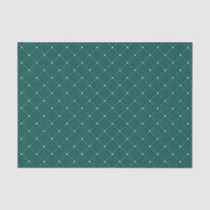 Elegant Trellis in Spruce Green Holiday Tissue Paper