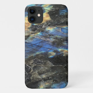 Elegant Trendy Chic Labradorite Crystal Stone iPhone 11 Case
