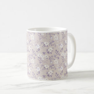 Elegant Trendy Chic Rustic Floral Pastel  Coffee Mug