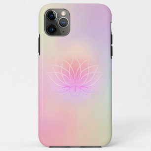 Elegant Trendy Cool Lotus Holographic iPhone 11 Pro Max Case