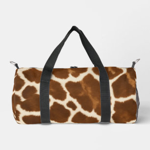 Elegant Trendy Cow Faux Leather Collection Duffle Bag