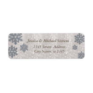 Elegant trendy holiday Christmas snowflake glitter