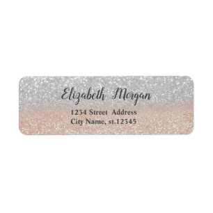 Elegant Trendy  Silver Glitter  Bokeh