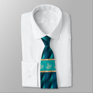 Elegant Trendy Teal  Tie