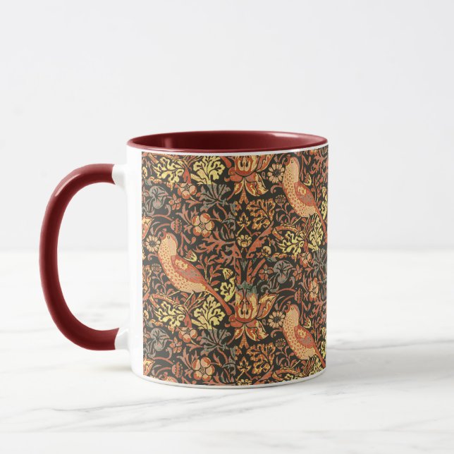 Elegant Trendy William Morris Two Tone Mug (Left)