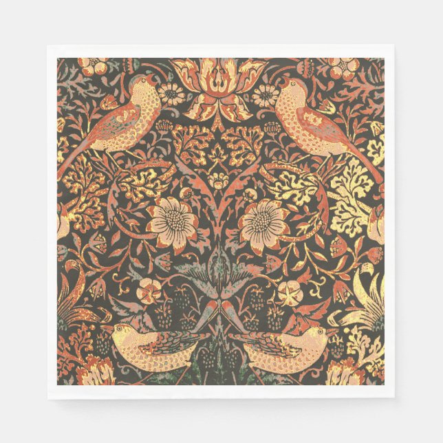 Elegant TrendyWilliam Morris Paper Napkin (Front)