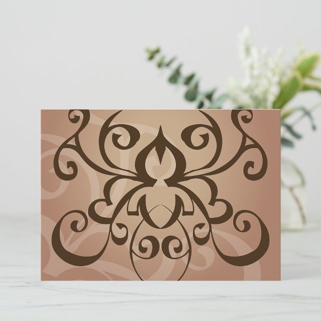 Elegant Tribal Swirl Tattoo Style  Invitation (Creator Uploaded)